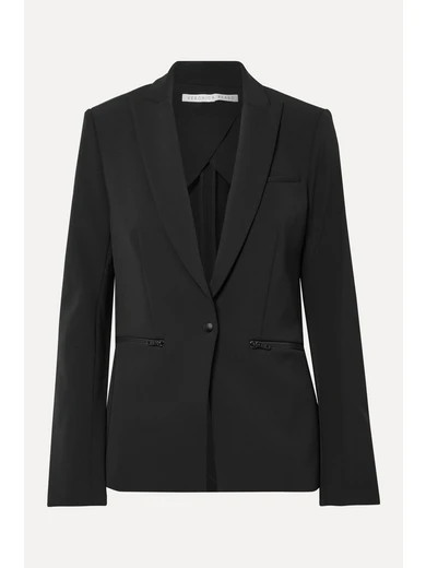 Veronica Beard - Stretch-crepe Blazer - Black | NET-A-PORTER (US)