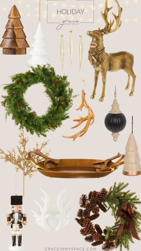 Christmas decor favorites! These beautiful holiday pieces will be stunning focal points for your holiday decorating. Plus, they are super affordable. #christmasdecor #holidaydecor #holidays #homedecor

#LTKSeasonal #LTKfindsunder50 #LTKHolidaySale
