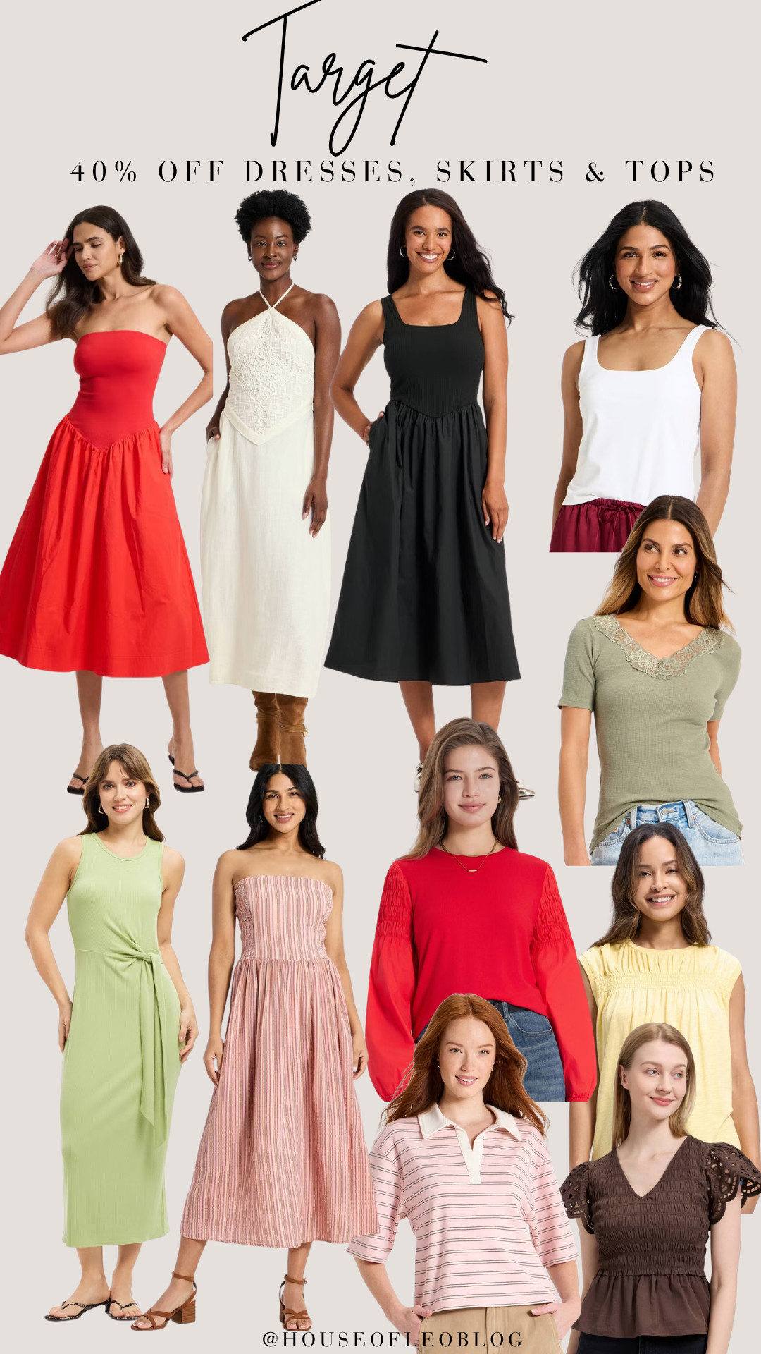 40% off dresses, tops and skirts at Target! 

 #LTKSaleAlert