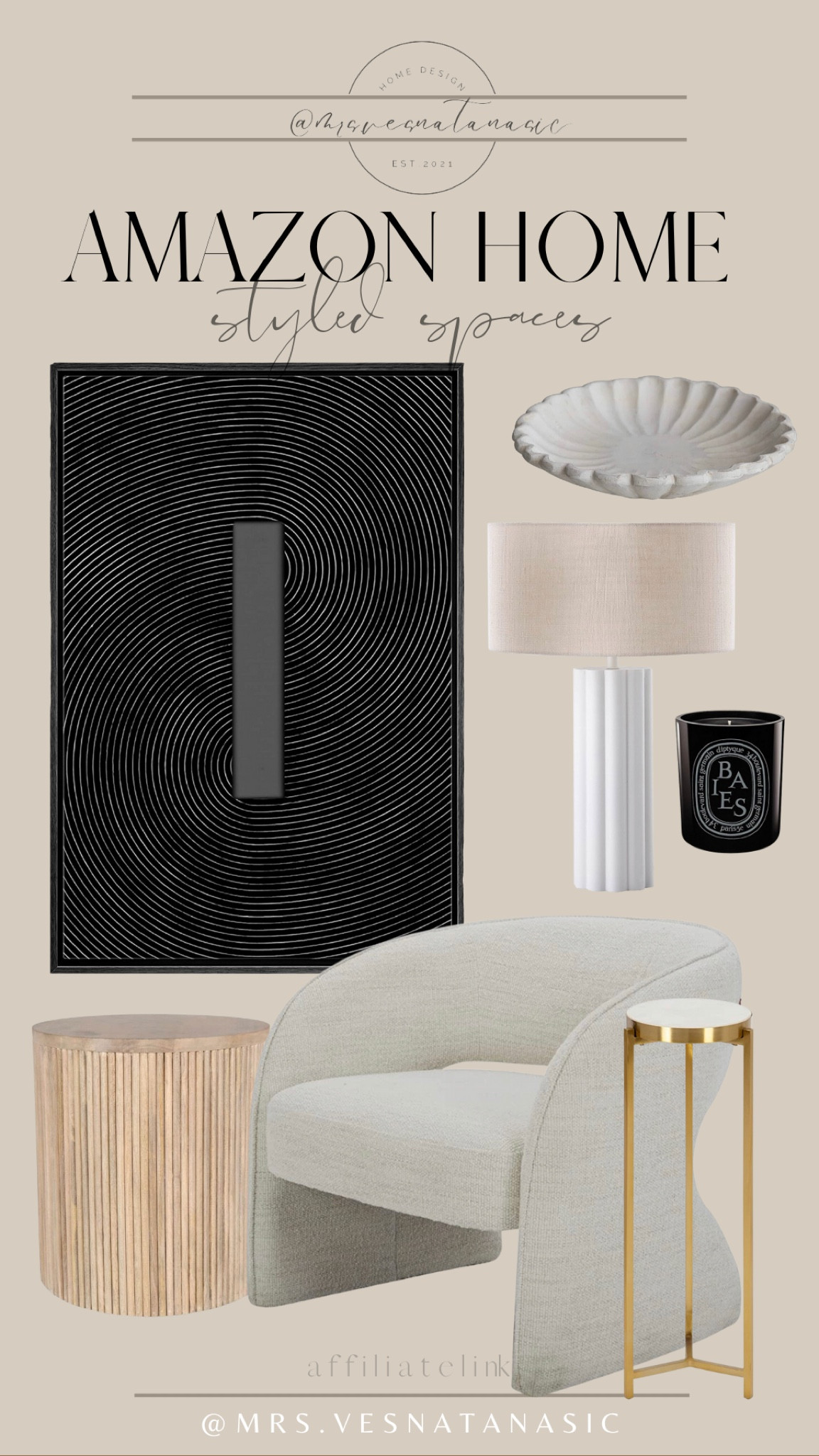 Amazon Home finds! Love this mix of modern pieces styled with warm wood tones. 

Amazon home, home decor, home, framed art, side table, accent chair, 

#LTKhome #LTKFind #LTKsalealert