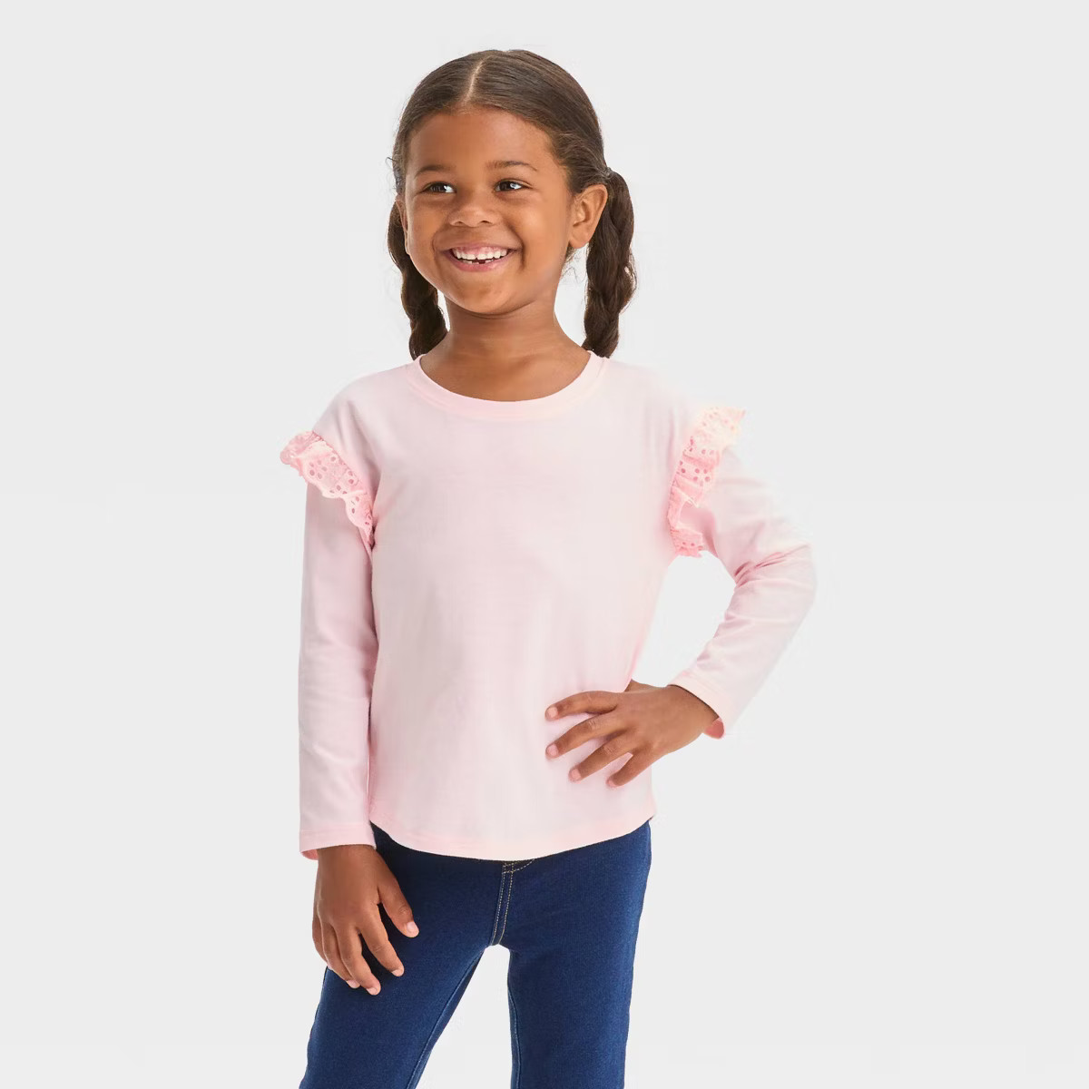 Toddler Girls' Long Sleeve T-Shirt - Cat & Jack™ | Target