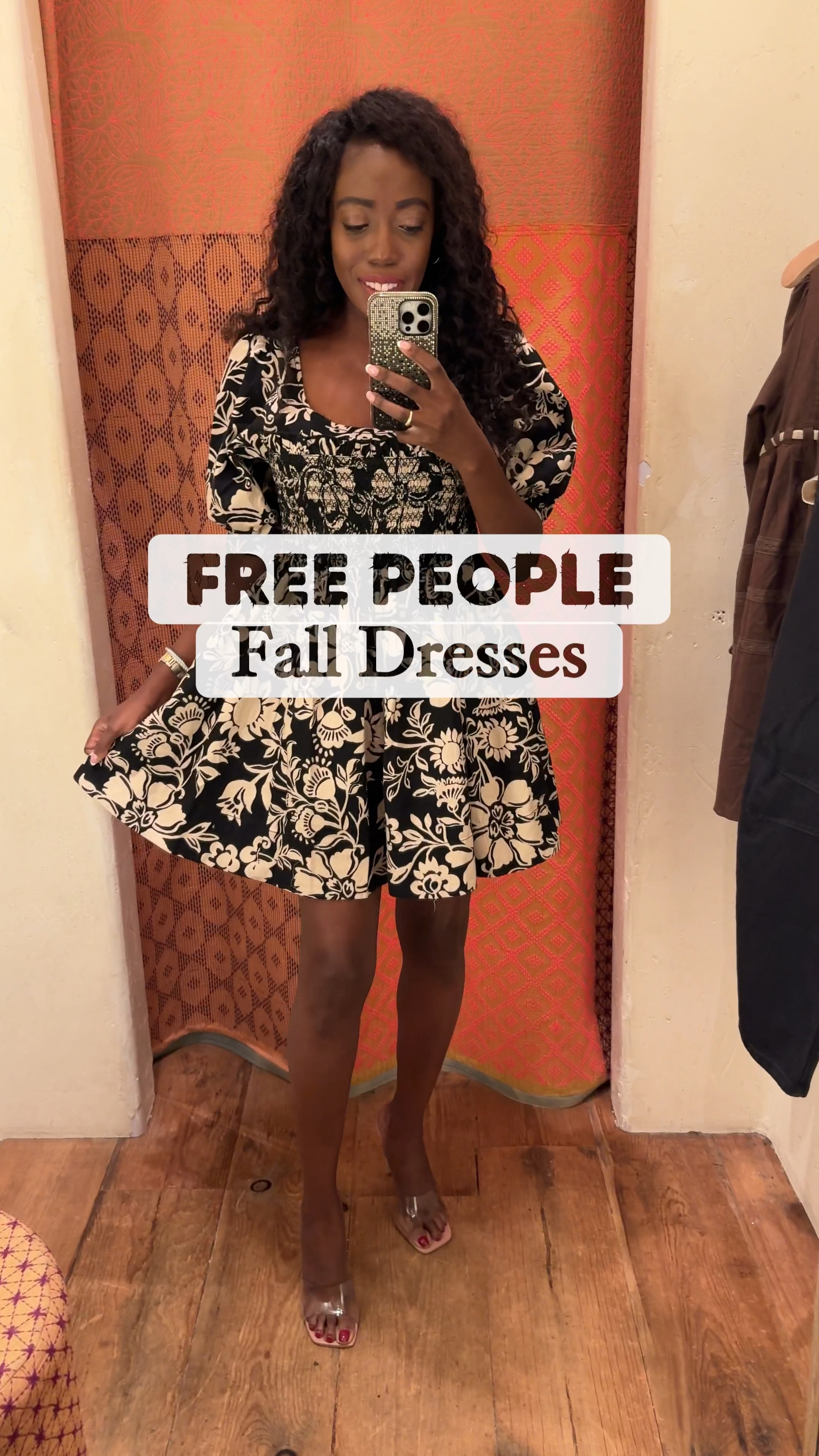 Favorite Fall Dresses from Free People 
Mini Floral Print Dress: Has side pockets and an open back. True to size. Wearing size small. 
Chocolate Color Mini Dress: Loose fit but true to size. Has side pockets with a bow detail on the front. Wearing a small. However, I would style this dress with a belt to give it some shape. 

Fall Dress, Dress, Fall Outfit, 

#Ootd #LTKSeasonal 

#LTKVideo #LTKOver40 #LTKStyleTip