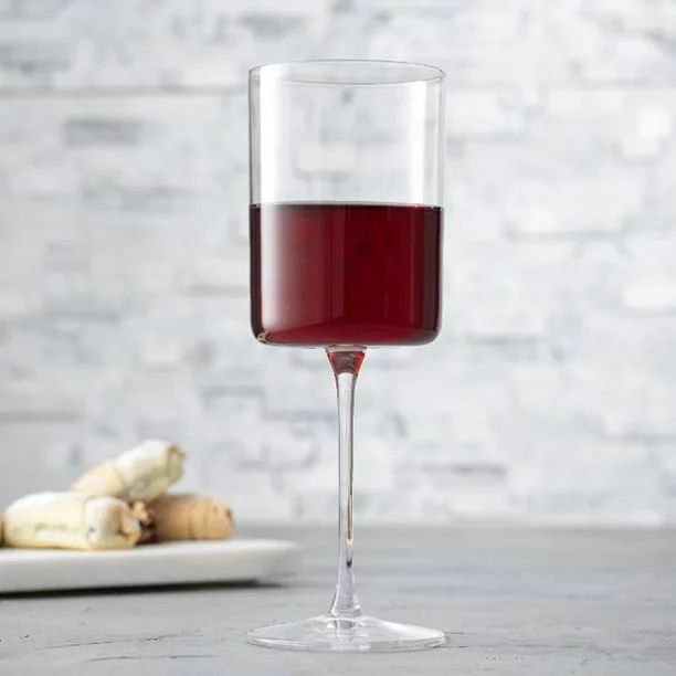JoyJolt Claire European Crystal Red Wine Glasses, 14 Oz Set of 2 | Walmart (US)