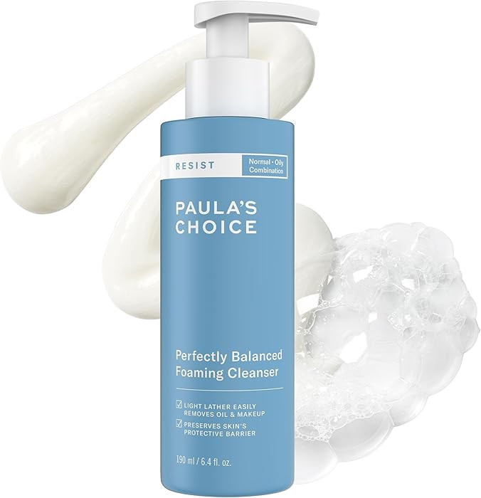 Paula's Choice RESIST Perfectly Balanced Foaming Facial Cleanser, Face Cleanser with Hyaluronic A... | Amazon (US)
