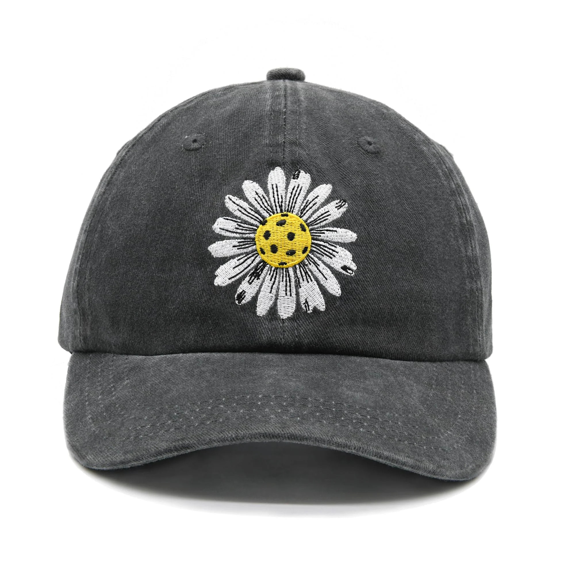 Waldeal Pickleball Hat for Women, Funny Pickleball Gifts, Adjustable Embroidered Daisy Washed Den... | Walmart (US)