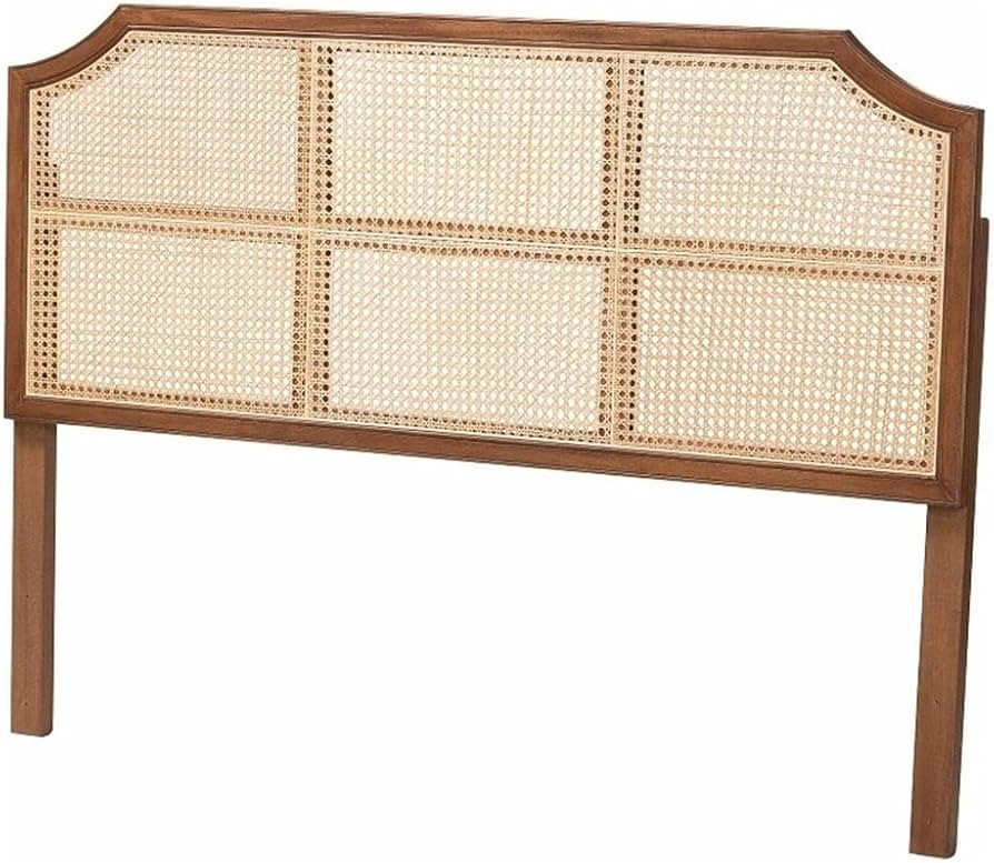 Baxton Studio Hermine Bamboo Woven Headboard Wood Backrest Panel Queen Size | Amazon (US)