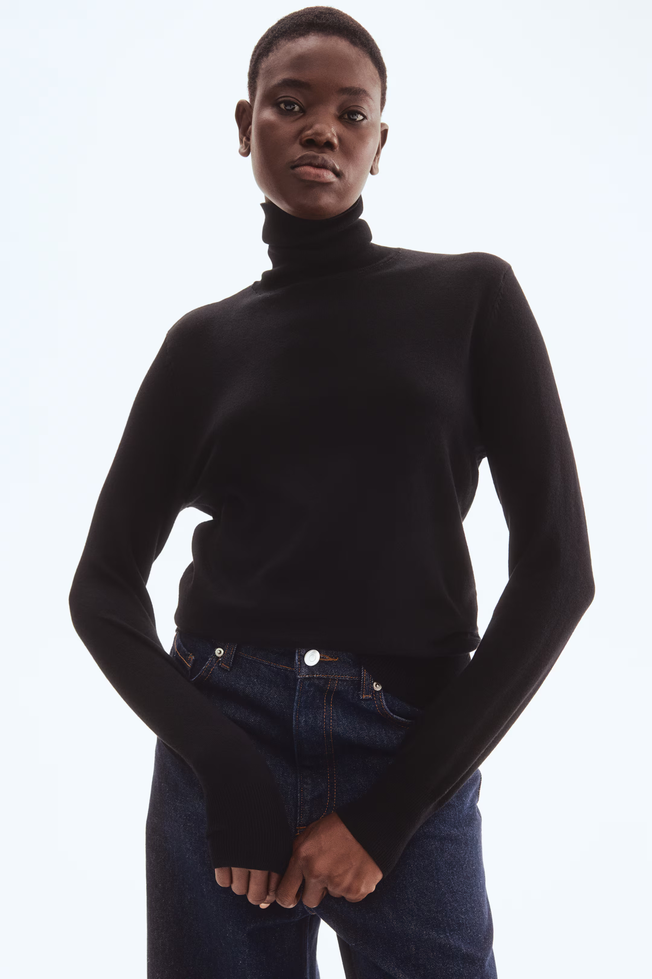 Polo-neck jumper | H&M (UK, MY, IN, SG, PH, TW, HK)