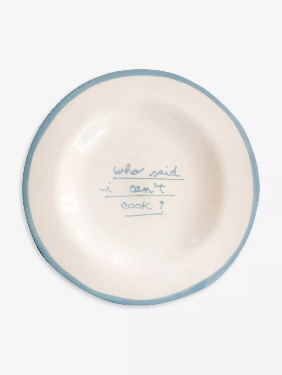 Cook hand-painted ceramic plate 20cm | Selfridges