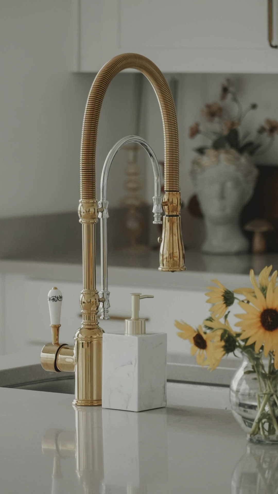 The cutest little guy I LOVE to show you guys my kitchen faucet that I LOVE! 😍