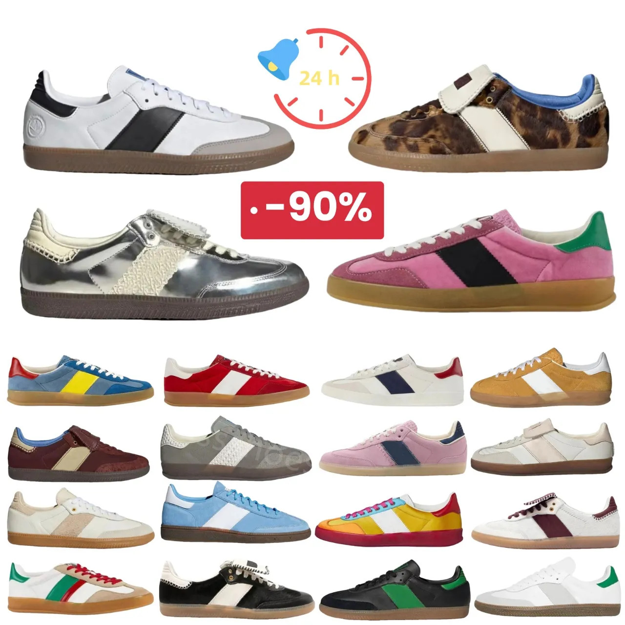 Designer Shoes Vegan OG Man Woman Sneakers Cloud White Core Black Gum Navy Cardboard Sier Pony Le... | DHGate