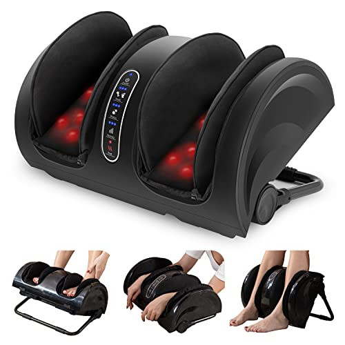 Snailax Foot Massager with Heat, Shiatsu Feet and Calf Massager Machine for Plantar Fasciitis, Neuropathy, Improve Circulation, Foot Leg Massager, Gifts(Without Remote Control) | Amazon (US)