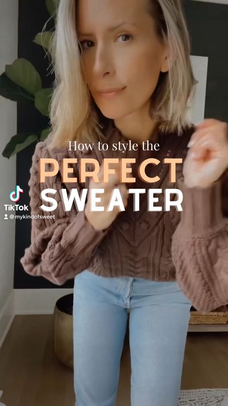 Styling the perfect sweater for fall 

#LTKstyletip #LTKSeasonal
