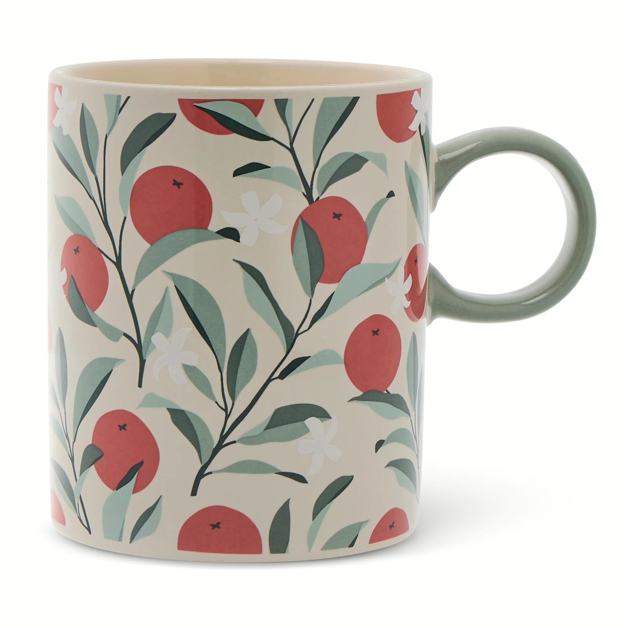 Thyme & Table 15.2 fl oz Peach Stoneware Mug | Walmart (US)