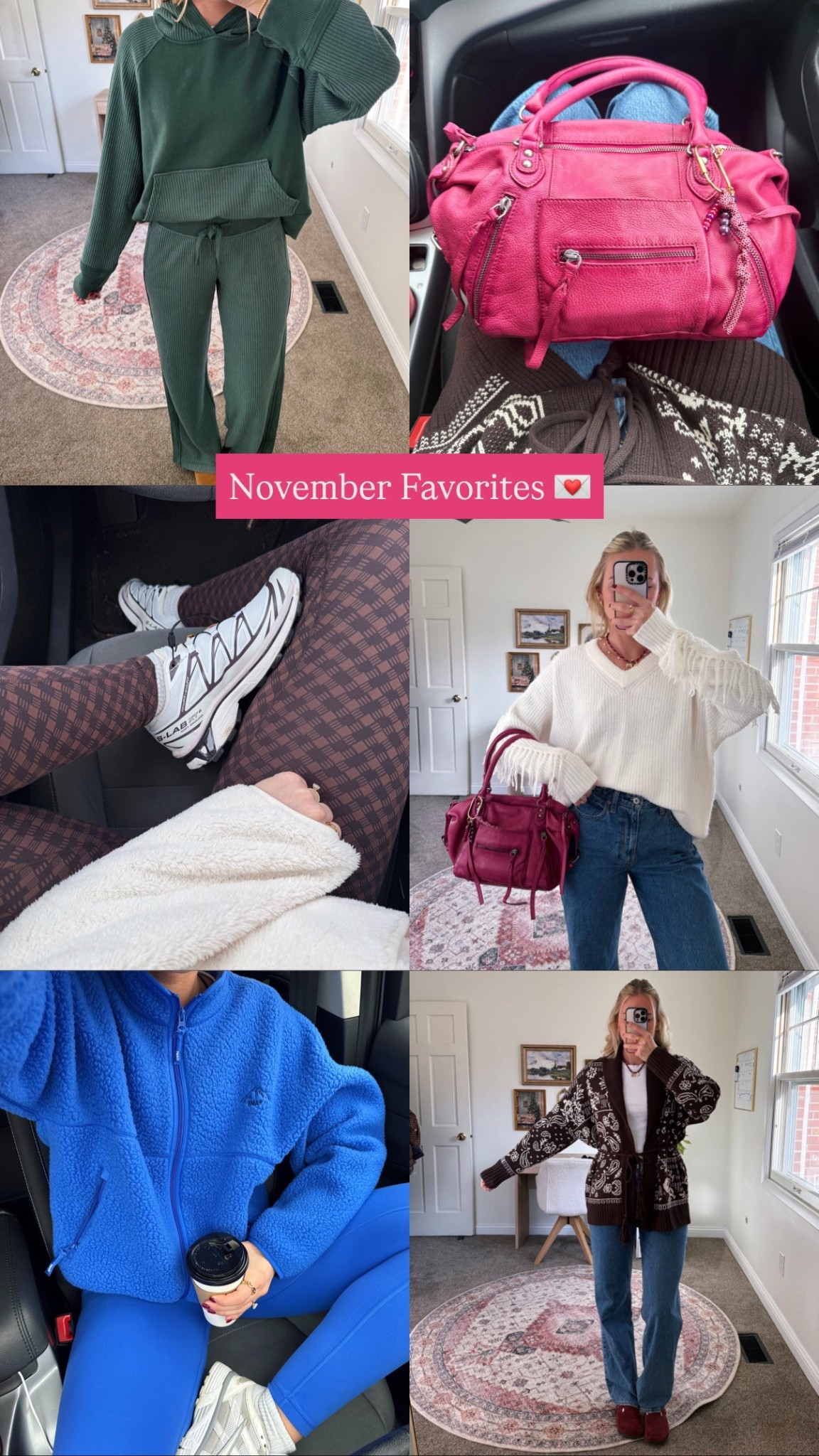 November Favorites 🩷🎄💌🧣❄️

#LTKHoliday #LTKootd #LTKGiftGuide