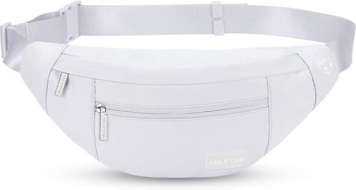 MAXTOP Large Crossbody Fanny Pack with 4-Zipper Pockets,Gifts for Enjoy Sports Festival Workout T... | Amazon (US)