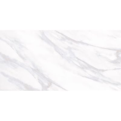 Bianco Carrara 12-in x 24-in Glazed Ceramic Marble Look Floor Tile | Lowe's