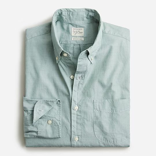 Secret Wash Shirt —Botanical Green  | J.Crew US