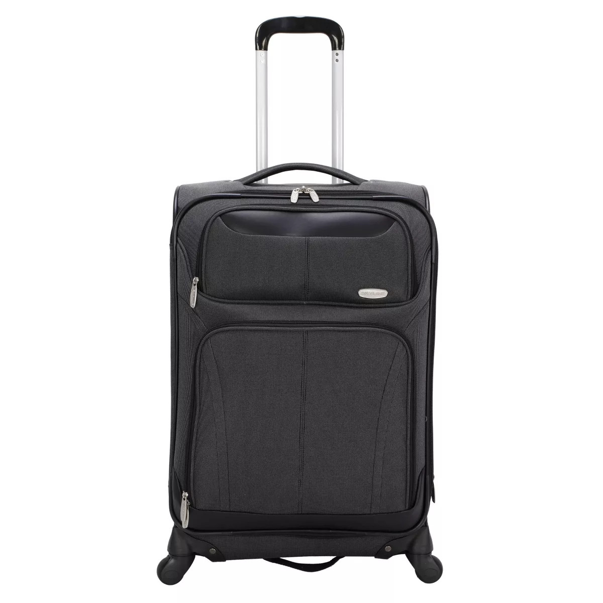 Skyline Softside Medium Checked Spinner Suitcase - Gray | Target