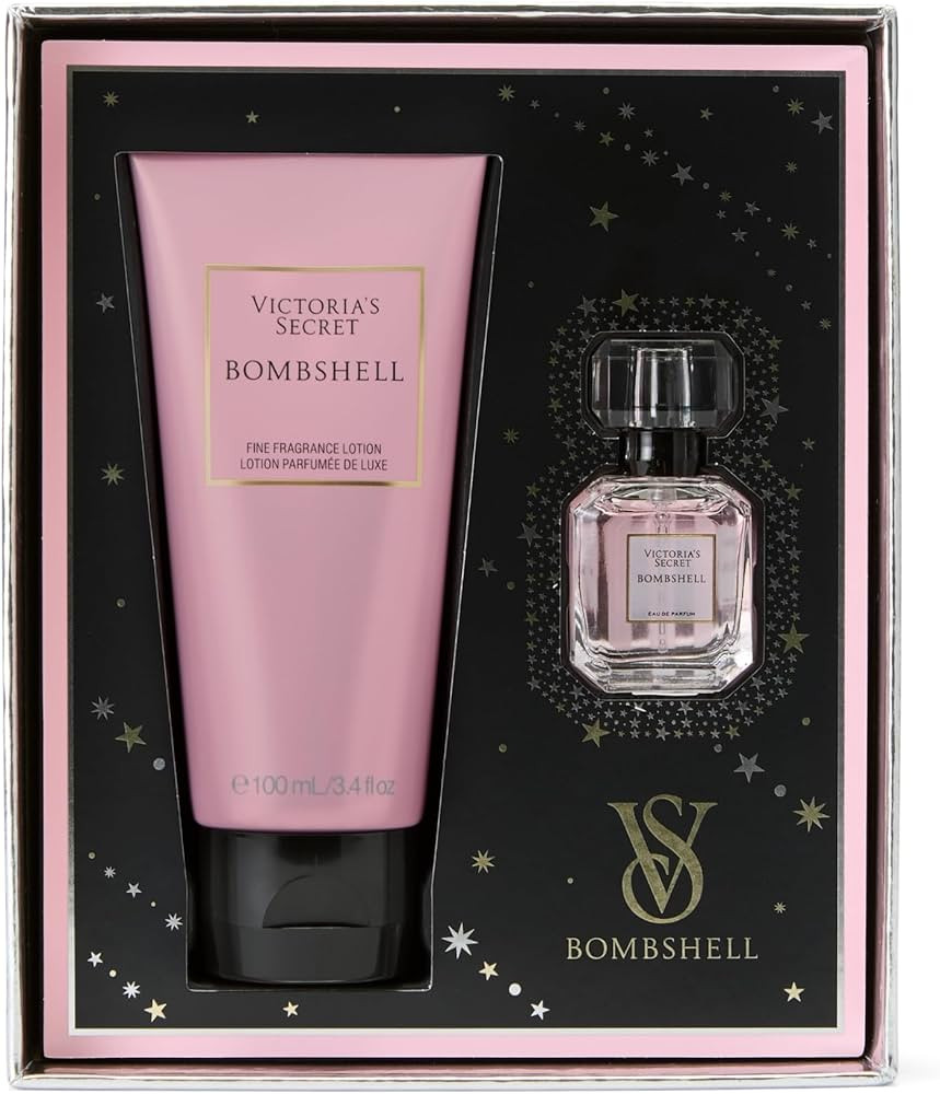 Victoria's Secret Bombshell Mini Fragrance Duo Gift Set, Eau de Parfum & Travel Lotion | Amazon (US)