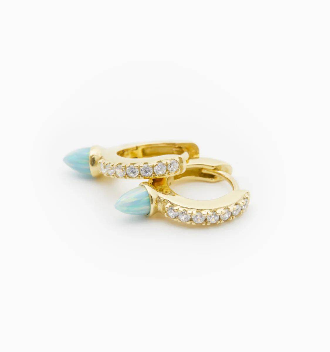 Opal Hoop Earrings | Rellery