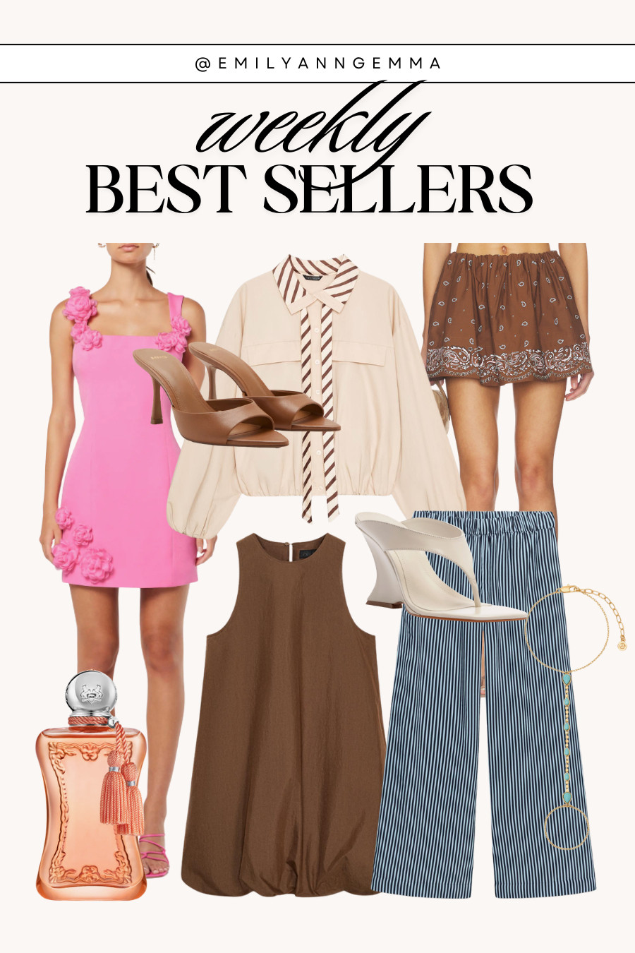 Weekly best sellers! Zara spring finds, my current favorite perfume, bandana skirt, striped pants, hand chain and more. 

 

#LTKSeasonal #LTKBeauty