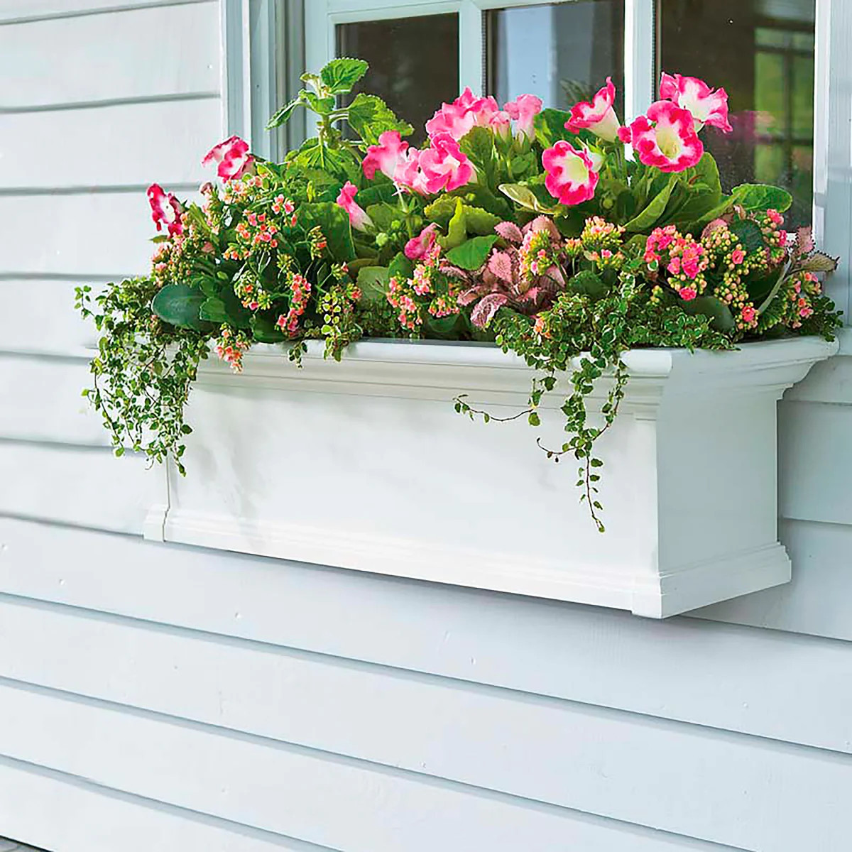 Yorkshire Self-Watering Window Box, 4'L | Plow & Hearth | Plow & Hearth