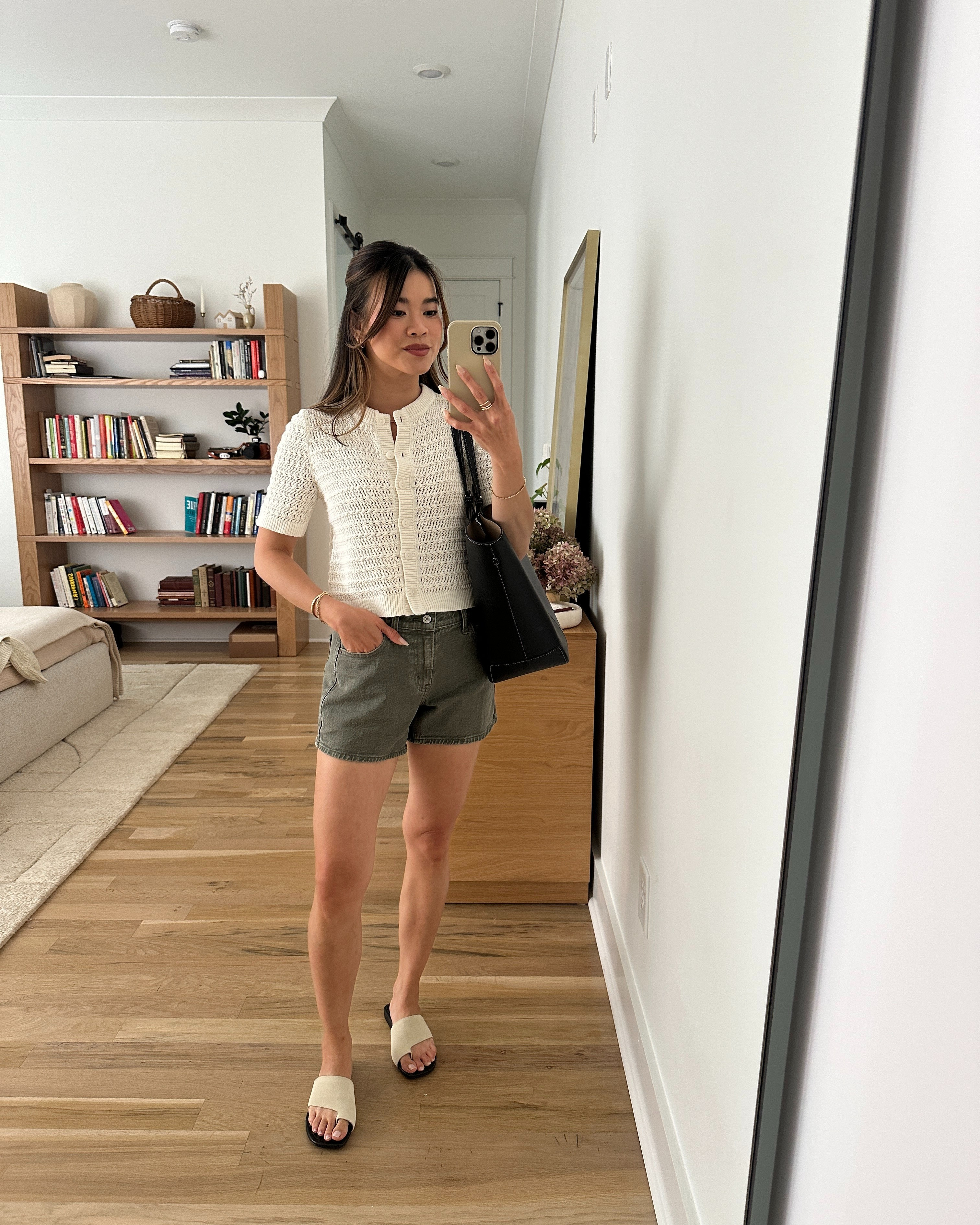 Sizing info:
•white knit top size XS 
•shorts size 24 in green 

petite fashion, get dressed with me, outfit inspiration, ootd, nashville outfit, Nashville influencer, petite style, vacation style, casual outfits, mom style, petite shorts, spring outfits, spring outfit info, spring shorts, spring outfit idea, spring top, spring bag, spring tee, spring shoes, knit tee, spring denim, denim shorts, green shorts, abercrombie shorts  

 @abercrombie 

#LTKPetite #LTKSeasonal #LTKootd
