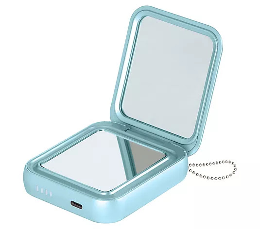 Limitless 4,000mAh Touch Light Pocket Mirror Power Bank - QVC.com | QVC