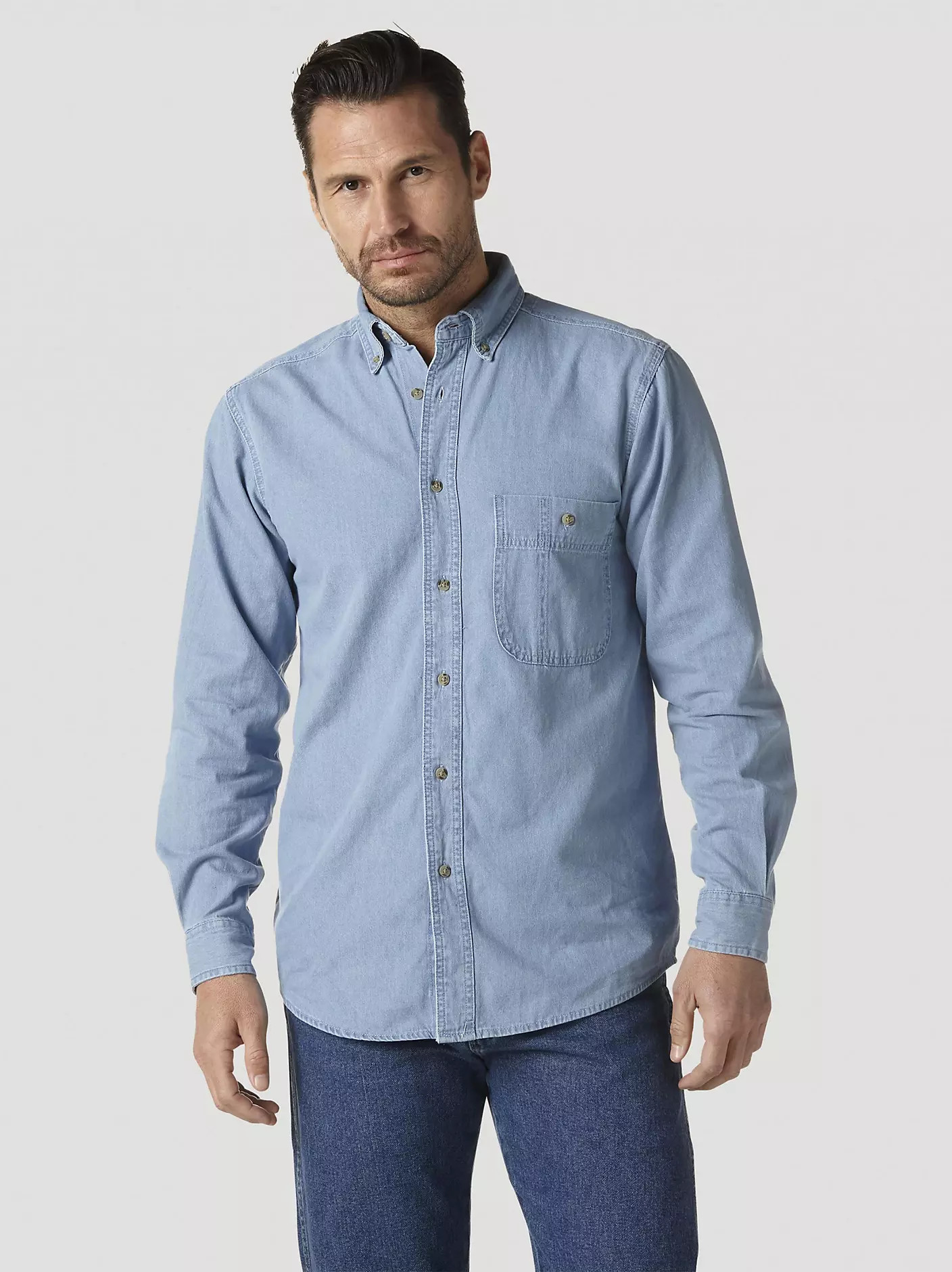 Wrangler Rugged Wear® Denim Basic Shirt | Wrangler
