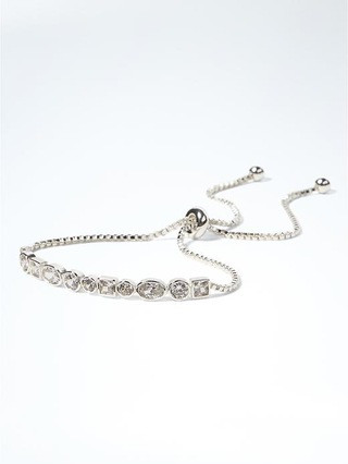 Delicate Mixed Shapes Slider Bracelet | Banana Republic US