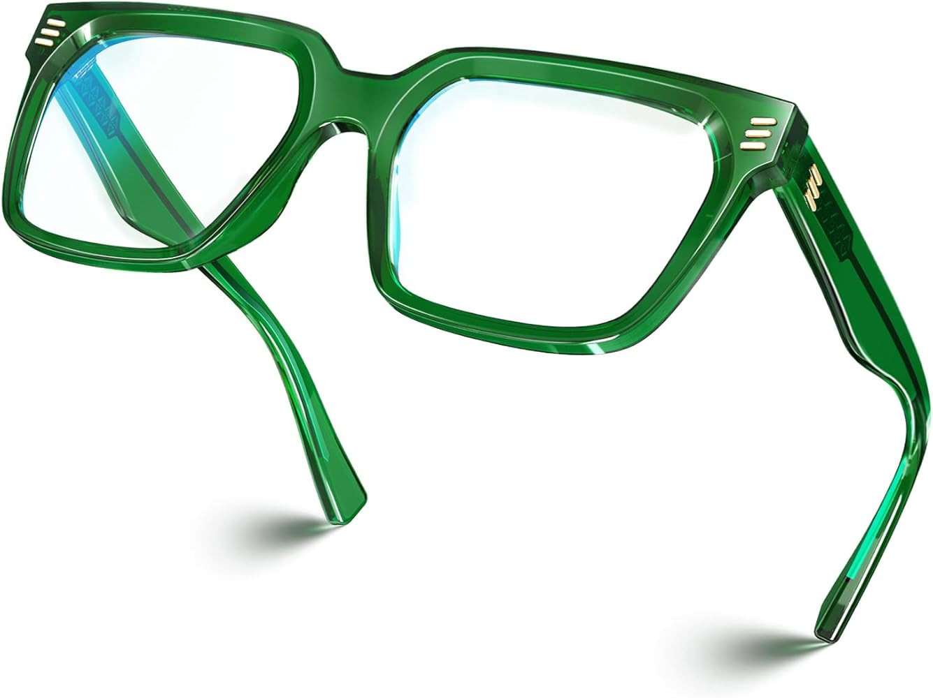 VISOONE Rectangle TR90 Blue Light Blocking Glasses Computer Glasses with Preppy Look for Women an... | Amazon (US)