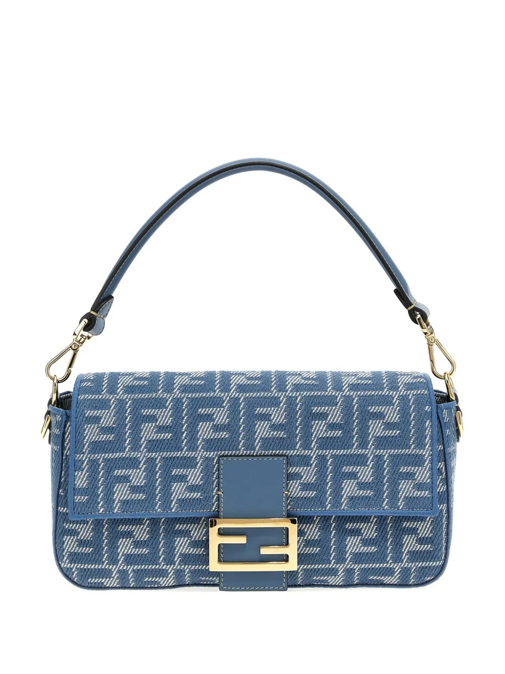 FENDI Medium Baguette Shoulder Bag | Blue | FARFETCH | Farfetch Global