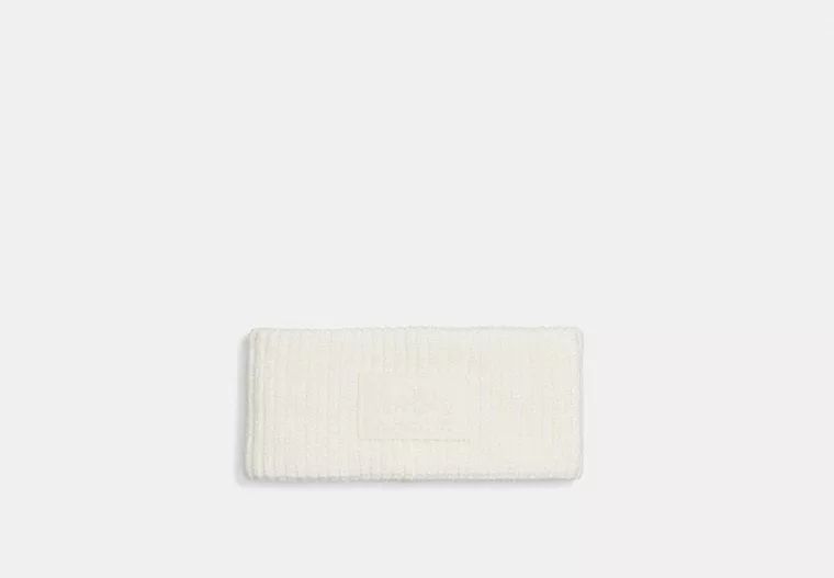 Knit Headband With Rubber Patch | Coach (US)