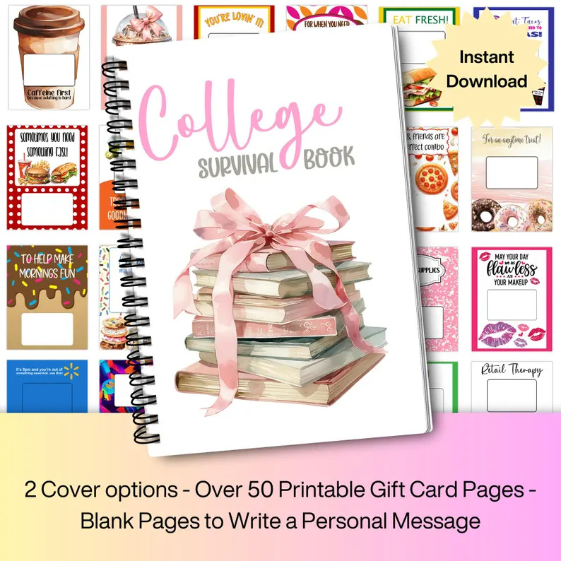 High School Graduation Gift Card Book Printable Instant Download | High School Graduation Gift | ... | Etsy (US)