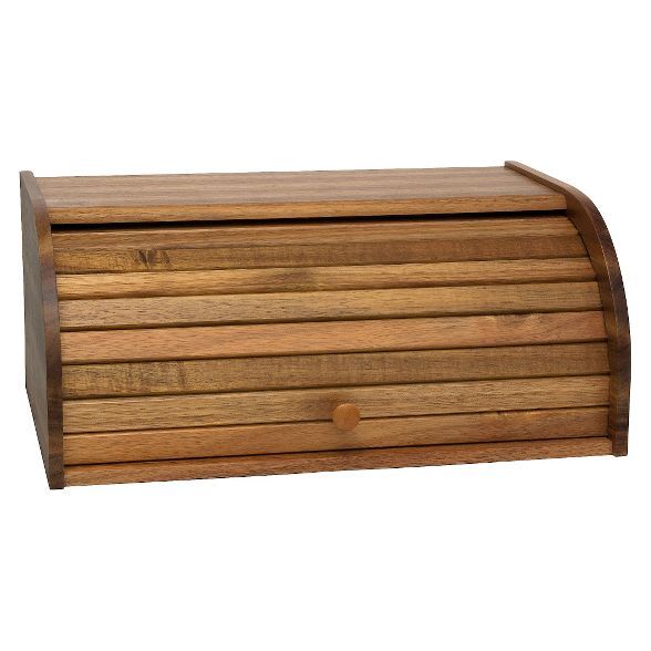 Lipper Acacia Rolltop Bread Box | Target