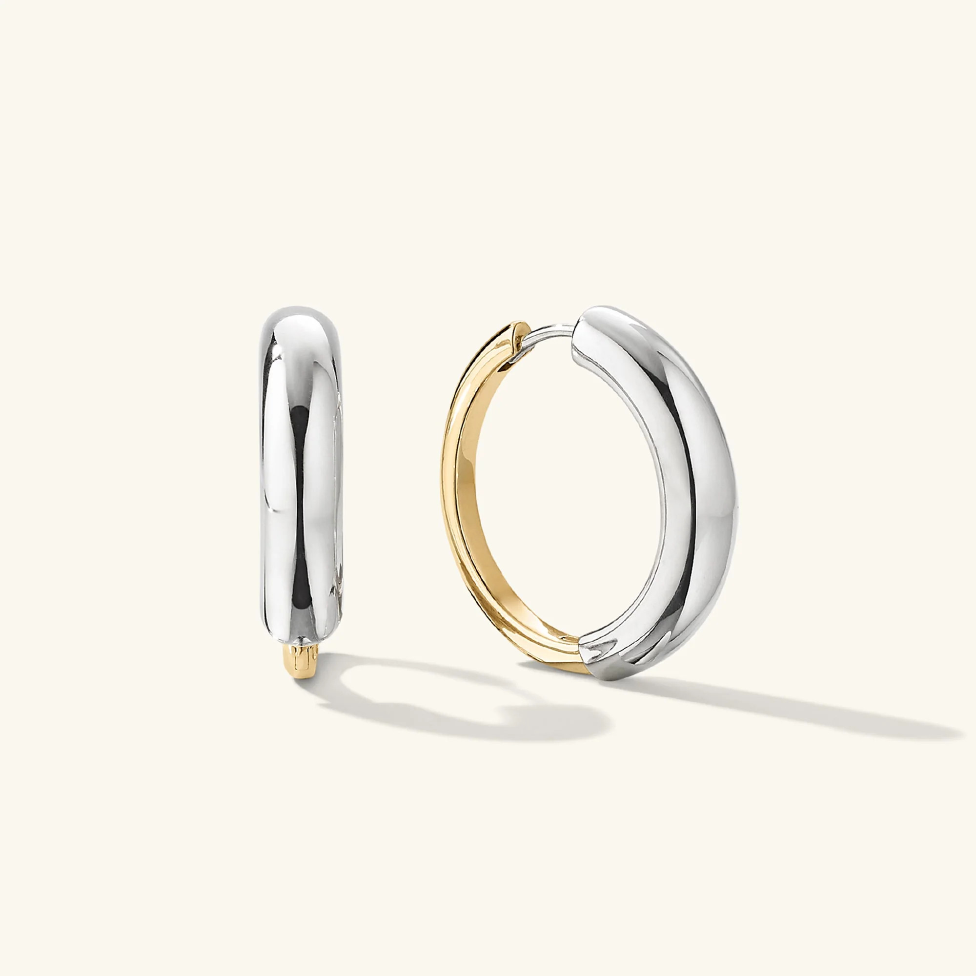 Mixed Medium Tube Hoops | Mejuri Fine Crew