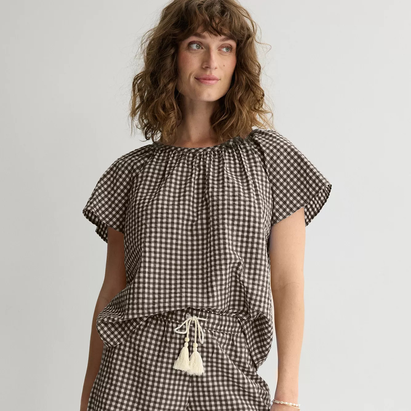 Women's Sonoma Goods For Life® Flutter Sleeve Top | Kohl's