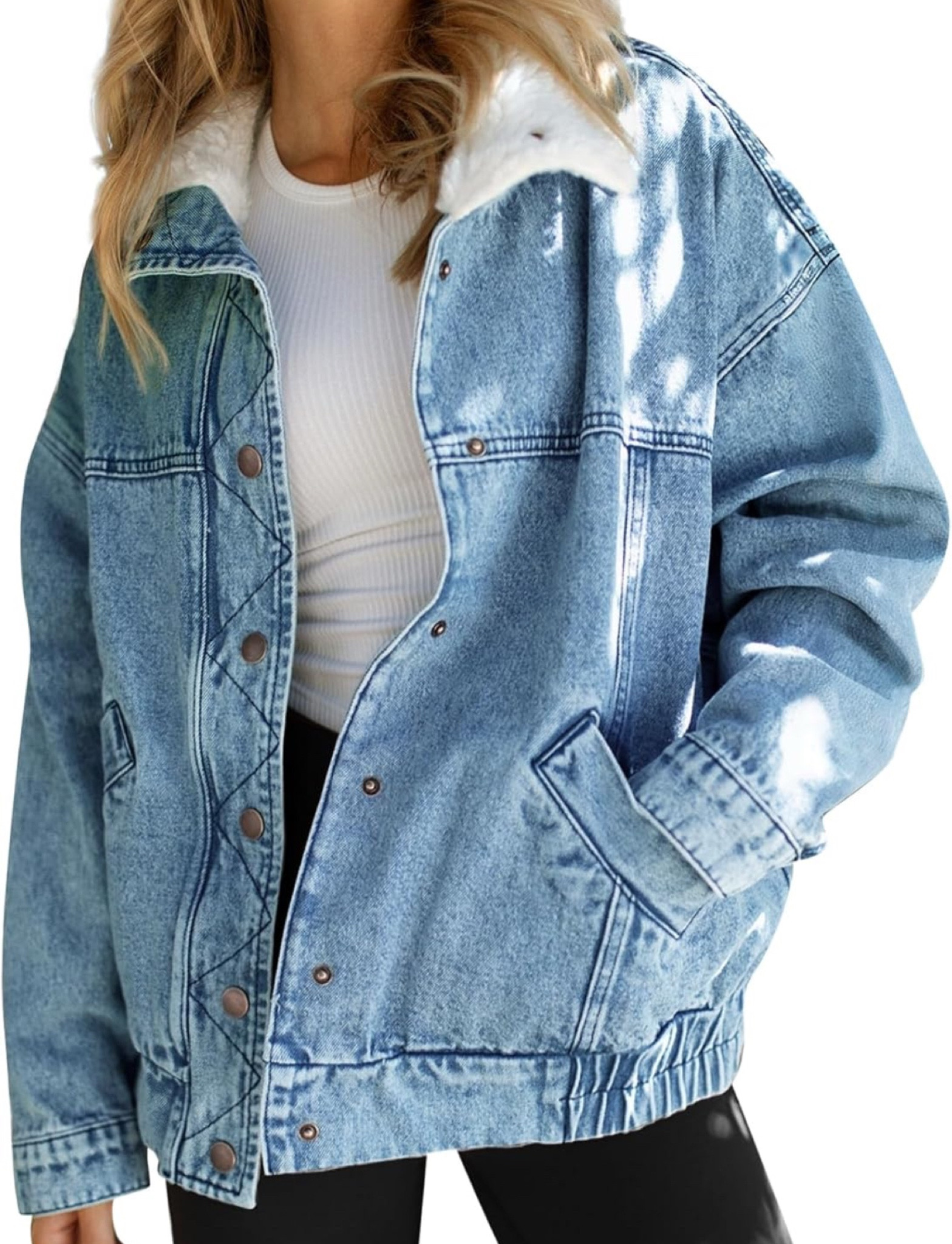 Almost identical to my free people Sherpa denim jacket for a fraction of the price 

#LTKstyletip #LTKwinter #LTKcanada