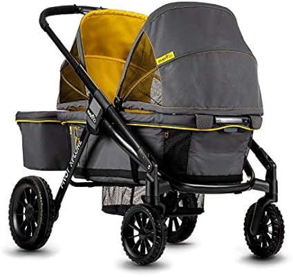 Evenflo Pivot Xplore Double Stroller Wagon, All-Terrain, Adventurer Gray | Amazon (US)