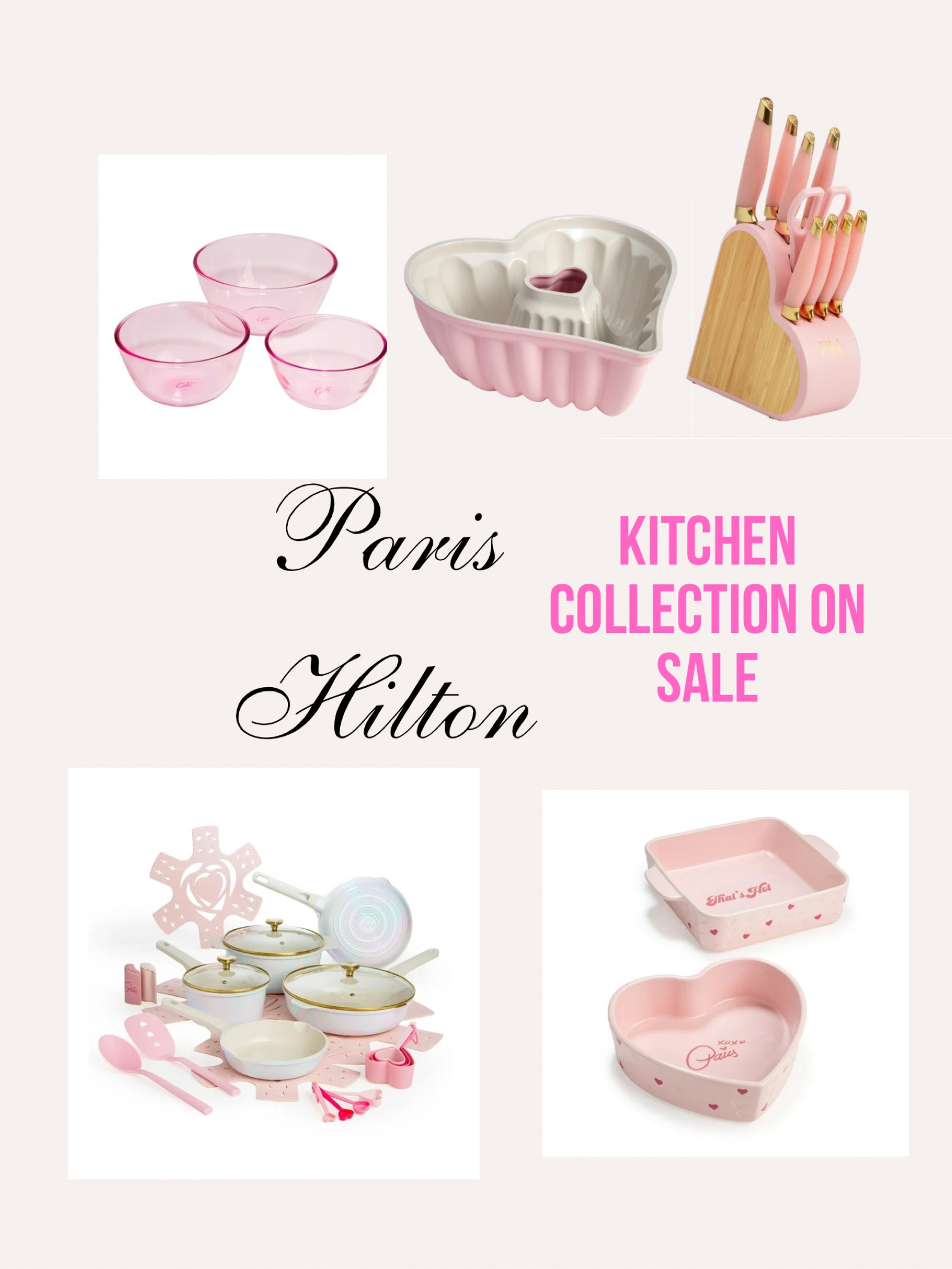 Paris Hilton Kitchen Collection on Sale Now!!!

#LTKSaleAlert #LTKGiftGuide #LTKHome
