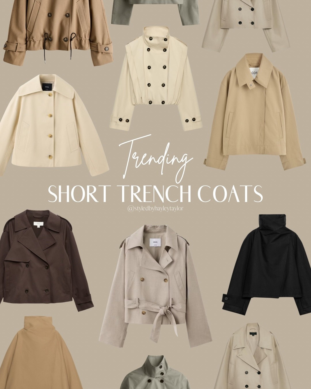 Trending: Short Trench Coats

#LTKFashionMonth #LTKautumn #LTKstyletip