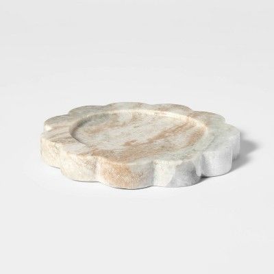 Marble Candle Tray Gray - Threshold™ designed with Studio McGee | Target