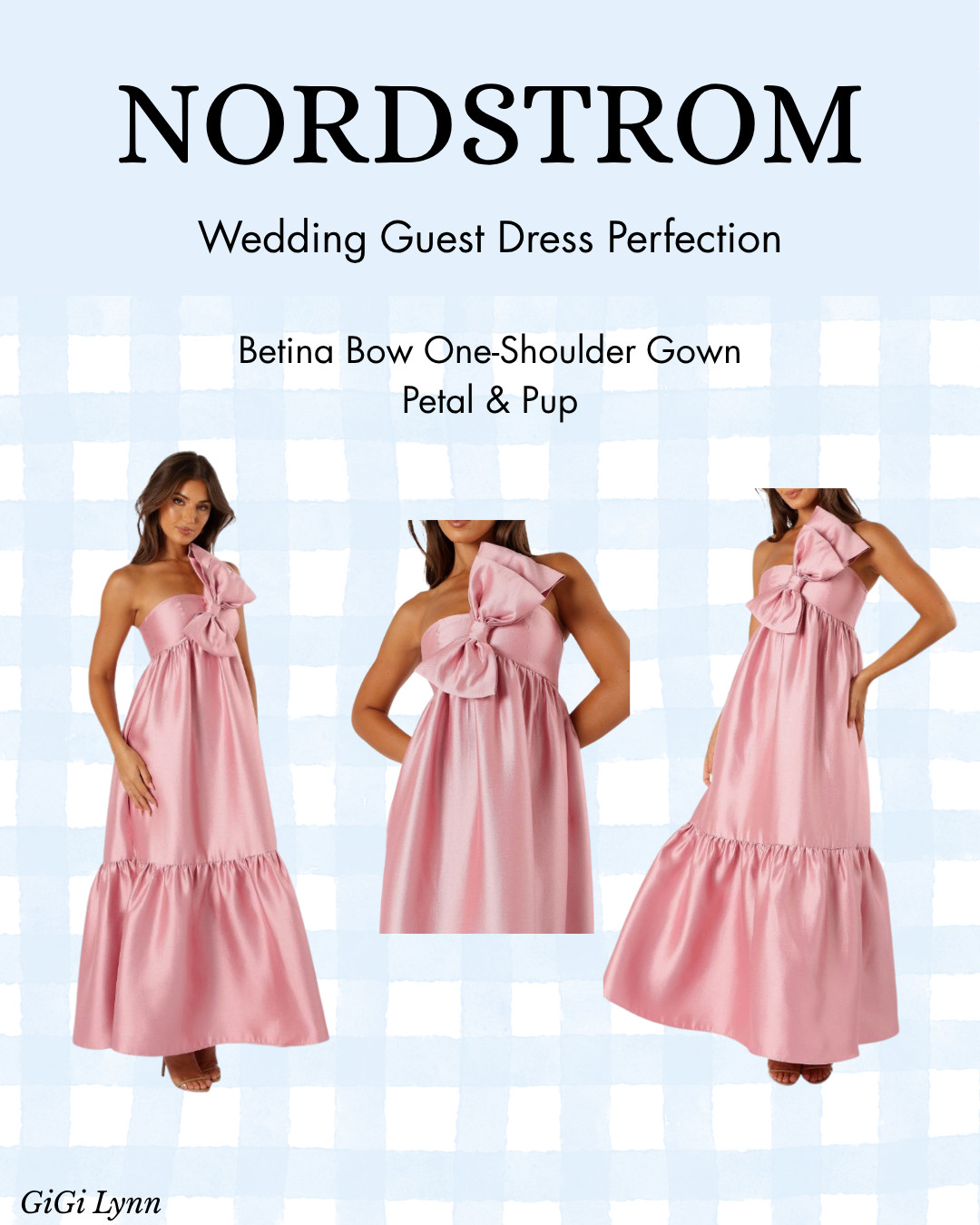 ✨ THE DRESS THAT MAKES AN ENTRANCE ✨

If you're searching for the perfect wedding guest dress, formal event gown, or vacation evening look, the Betina Bow One-Shoulder Gown from Petal & Pup is absolutely stunning. Available in black, blue, and dusty rose, this elegant silhouette combines timeless sophistication with a modern statement bow detail.

💕 One-shoulder design
💕 Elegant statement bow
💕 Flattering, feminine silhouette
💕 Perfect for weddings, galas, and special events
💕 Available in multiple gorgeous colors

Whether you're attending a wedding, engagement party, formal dinner, holiday event, or special celebration, this gown delivers that effortlessly elevated look that photographs beautifully and turns heads.

#PetalAndPup #WeddingGuestDress #FormalDress #EveningGown #WeddingStyle #SpecialOccasionDress #LTKFashion #FashionFinds #OccasionWear #StyleInspiration

 

 #LTKBump #LTKWedding