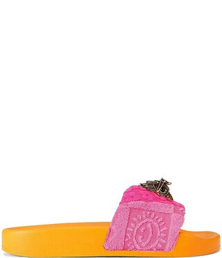 Meena Colorblock Floral Logo Pool Slide Sandals | Dillard's