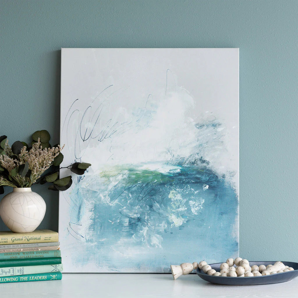 Along The Water Canvas Wall Art | Lindsay Letters, LLC