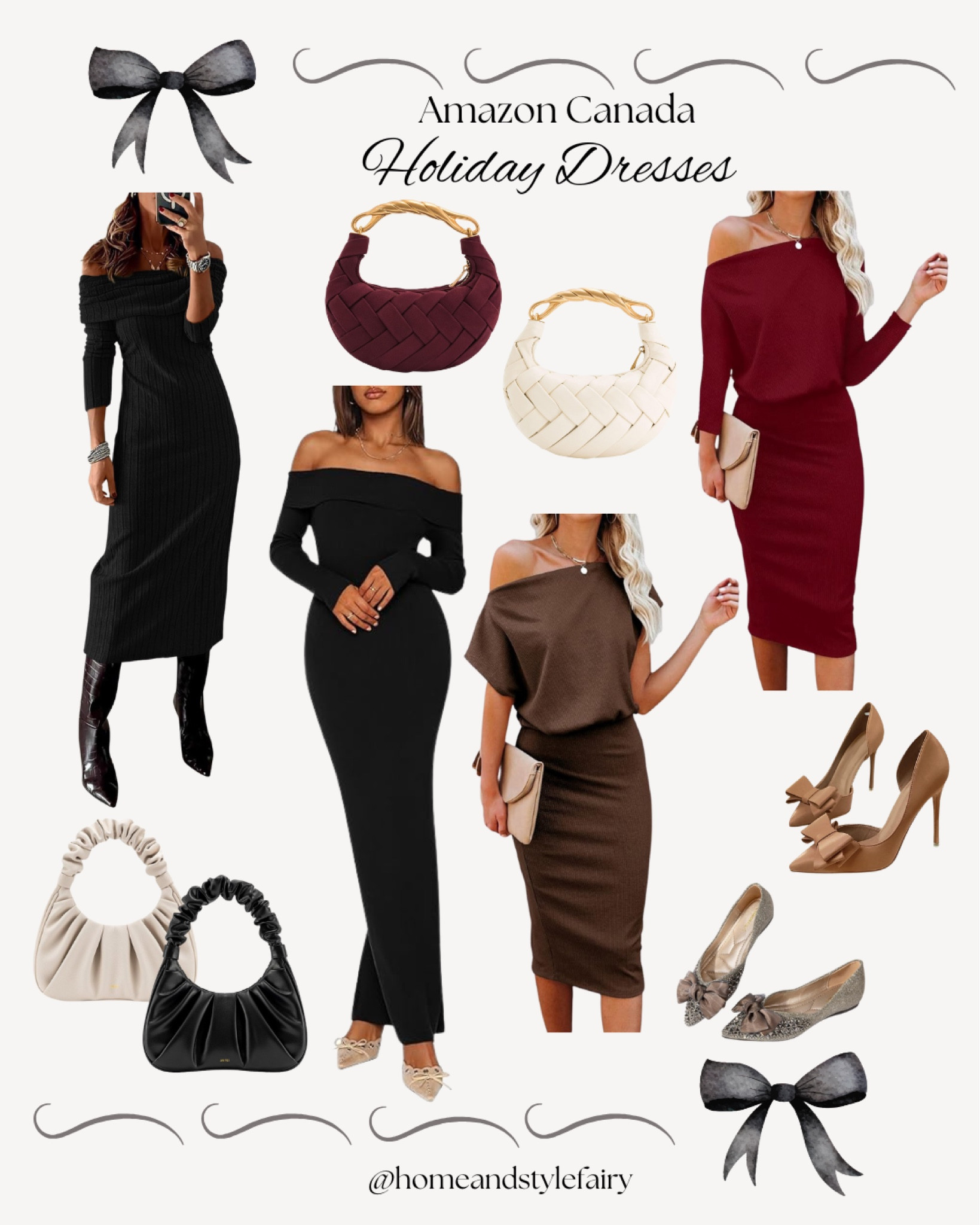 Amazon Holiday Outfit Inspiration, Amazon fashion, women's fashion, holiday fashion, holiday outfit, women's accessories, dresses, heels 

#LTKOver40 #LTKHoliday #LTKStyleTip
#Christmas  