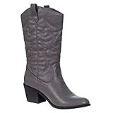 Charles Albert Women's Embroidered Modern Western Cowboy Boot | Amazon (US)