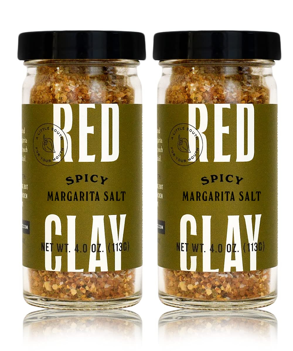 Red Clay Spicy Margarita Salt - Chili & Lime Salt for Margaritas - Use with Salt Rimmer for Cockt... | Amazon (US)