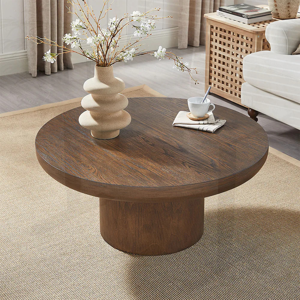 SunJet Set of 2 Black MDF Nesting Coffee End Tables for Living Room or Lounge one_size | WR3SGDNO0OKKP | Lowe's