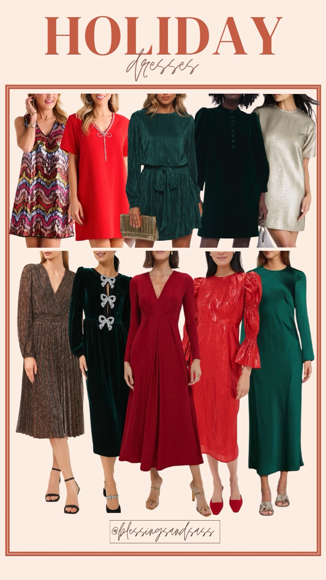 Holiday dresses! Love these for this time of year- they’re perfect for any holiday party! 

Women’s fashion, holiday fashion, holiday outfits, holiday ootd, holiday style, holiday party outfit inspo, trendy fashion, chic fashion, holiday dresses, mini dress, midi dress, maxi dress 



#LTKStyleTip #LTKSeasonal #LTKHoliday